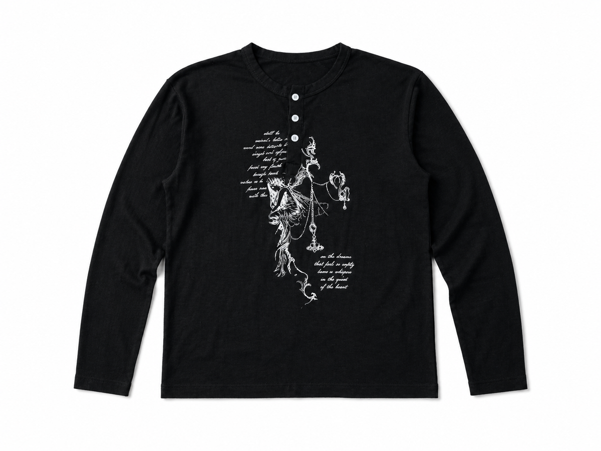 Shadow Rider Henley Long Sleeve