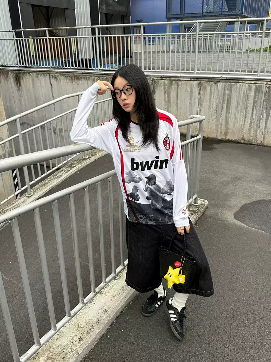Milan Retro Sketch Jersey