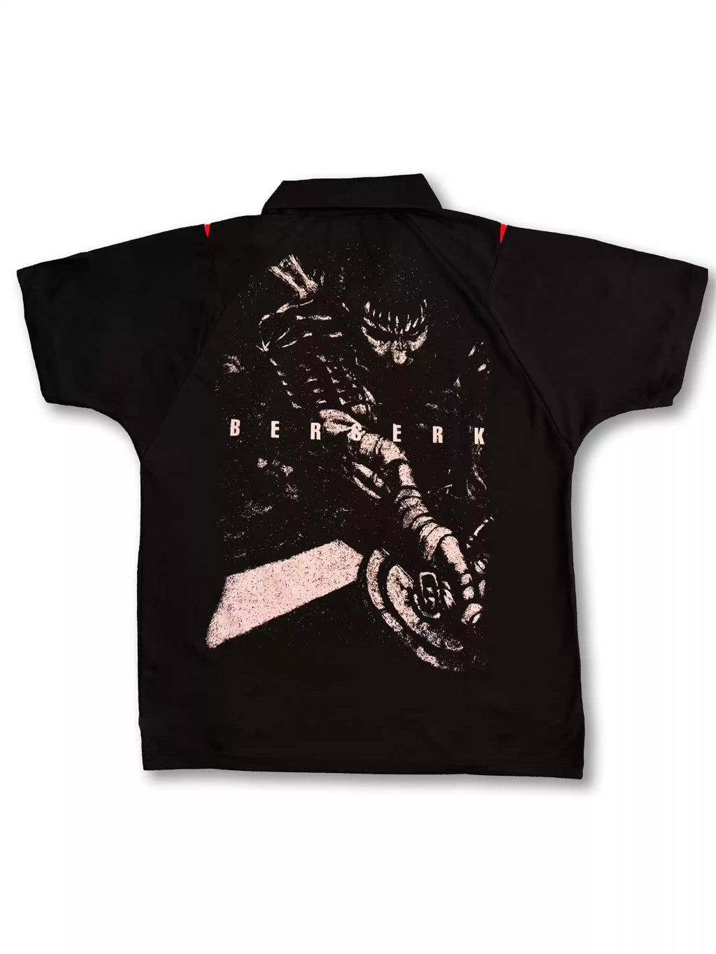 Shadow Jersey Graphic – Black Streetwear Tee