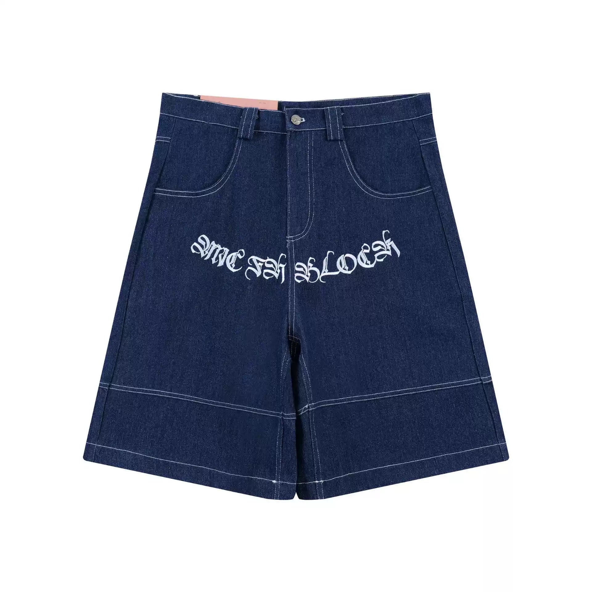 Crest Denim Baggy Shorts
