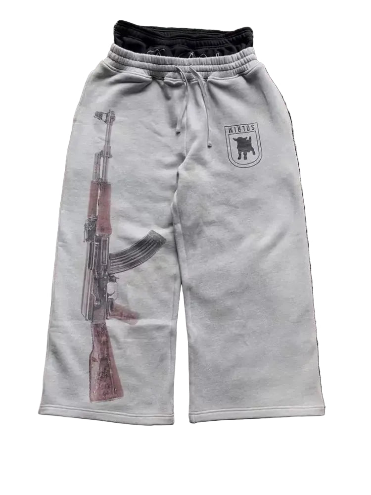 Baggy Graphic Streetwear Sweatpants