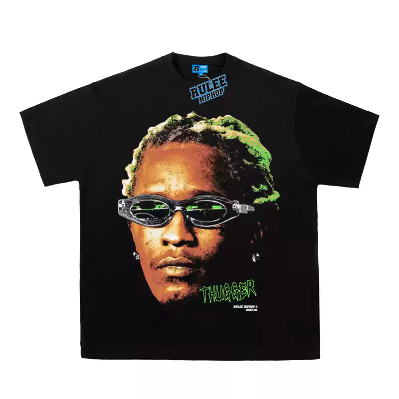 Neon Gaze T-Shirt Streetwear Tee