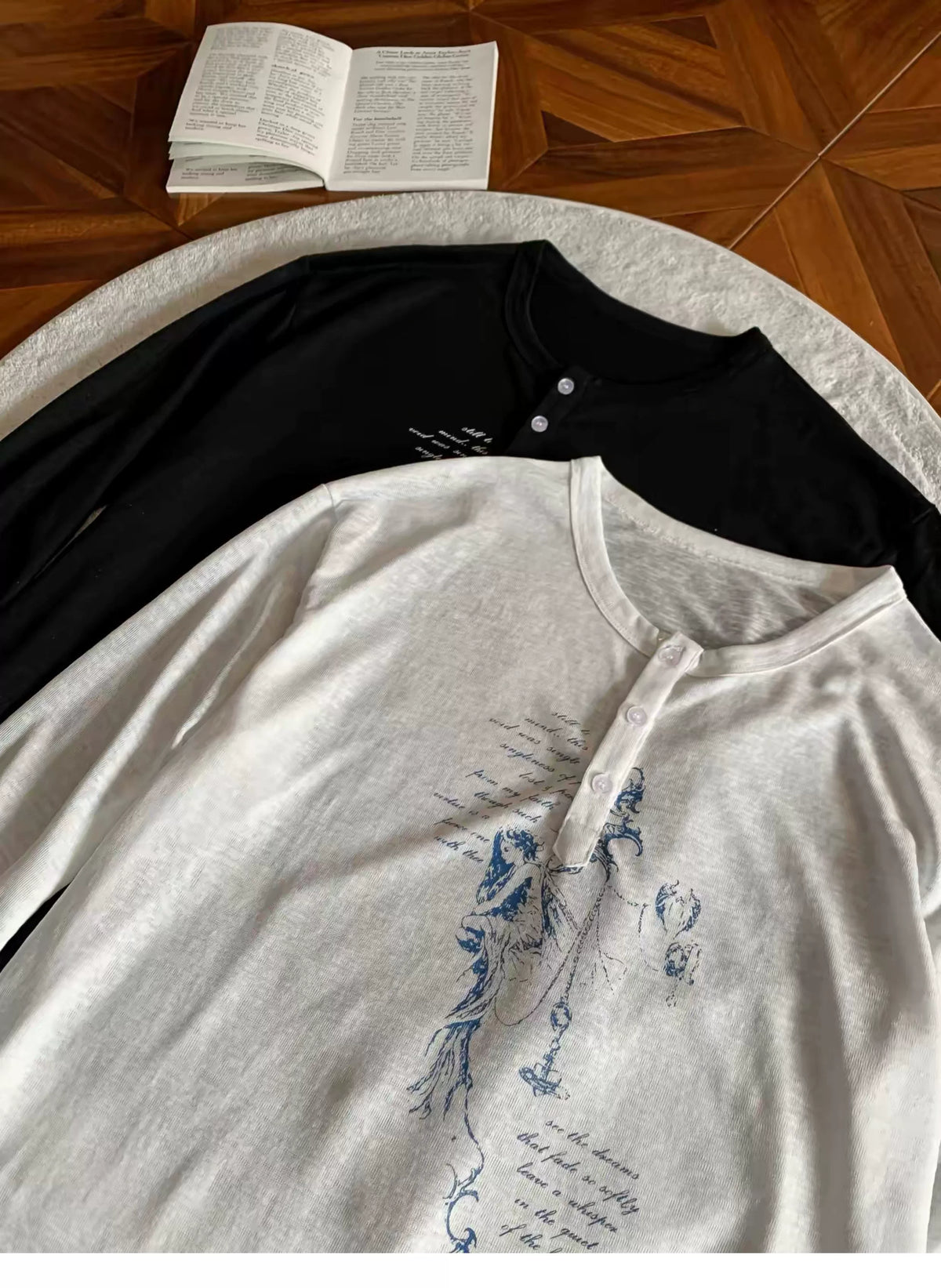 Shadow Rider Henley Long Sleeve