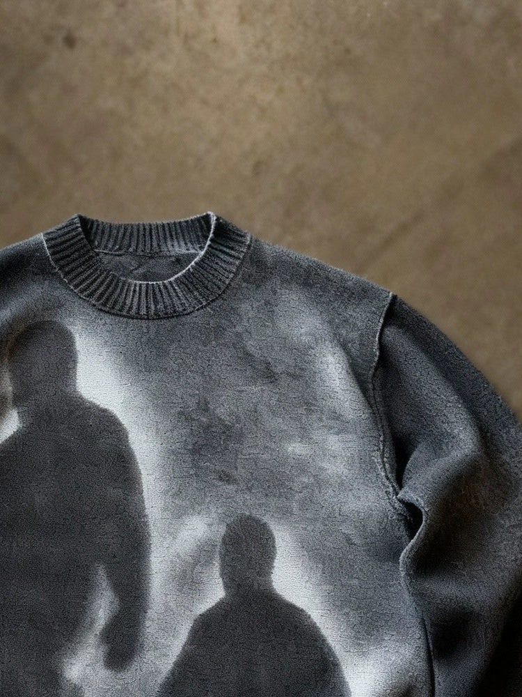 Shadow Figure Knit Sweater