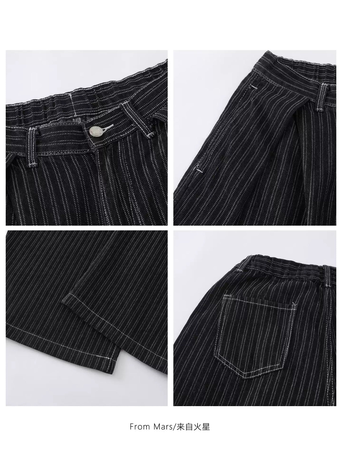 Shadow Pinstripe Jorts