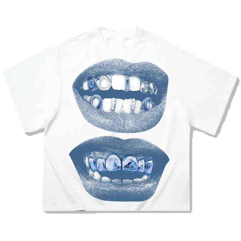 Blue Bite Graphic T-Shirt