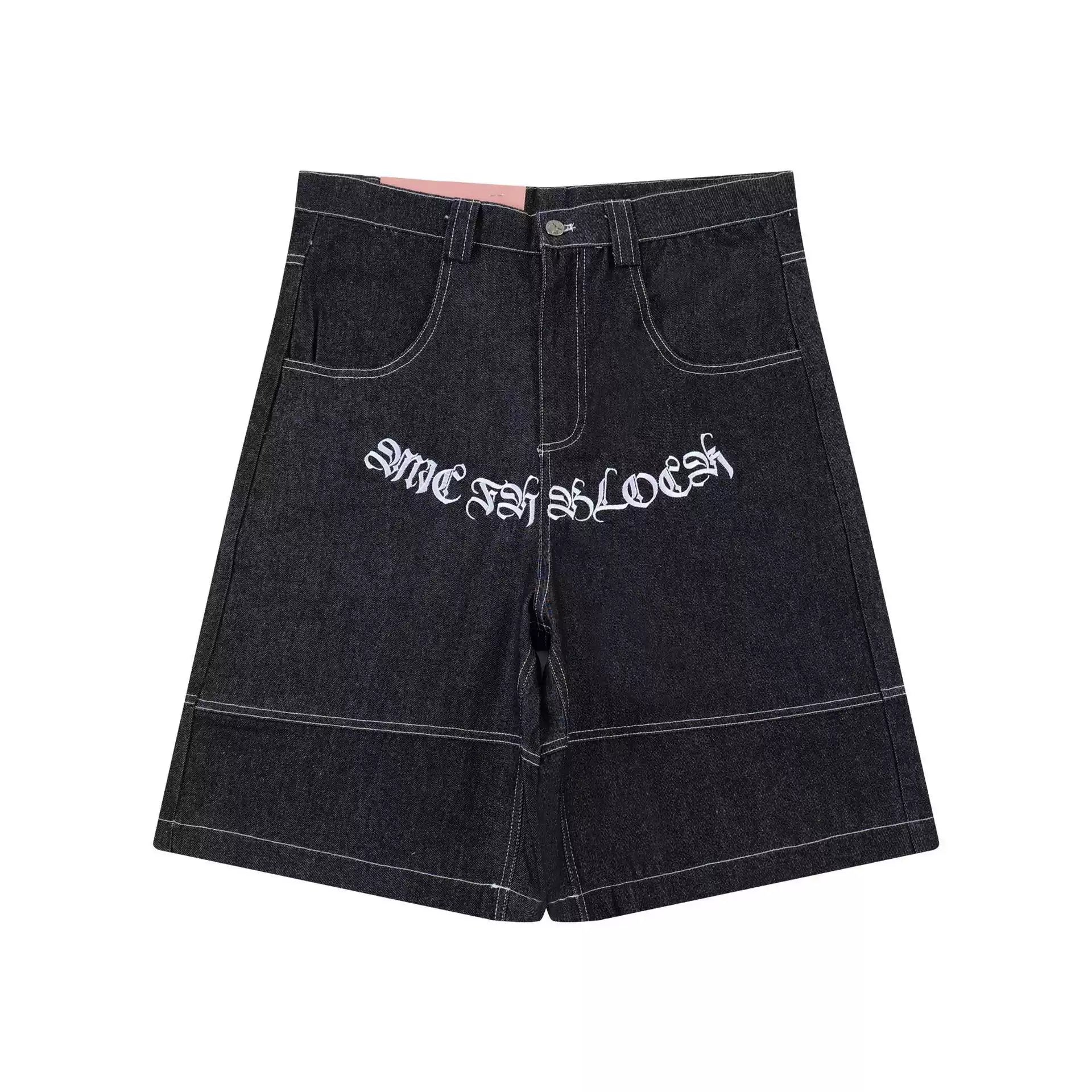 Crest Denim Baggy Shorts
